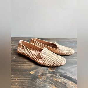 Zara Raffia Loafers